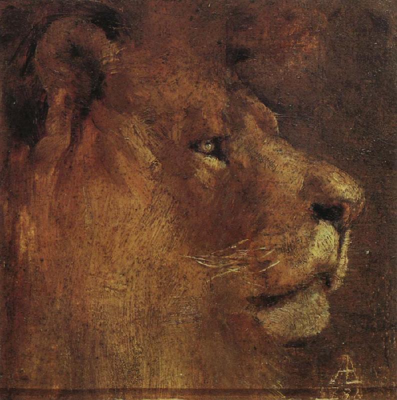 Louis Abrahams Lion-s head oil painting image